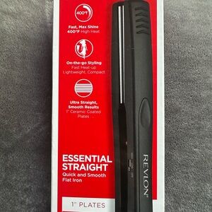 Revlon Ceramic Hair Straightener - Black and Red